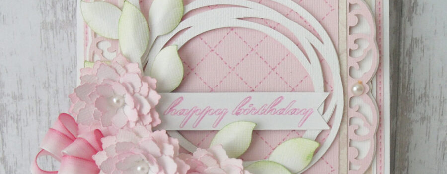 Decorative Floral SVG Card