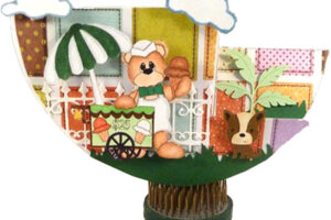 Bear W Ice Cream Digital Stamp Card